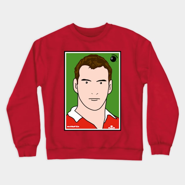 Sam Warburton, Wales rugby union player Crewneck Sweatshirt by stariconsrugby